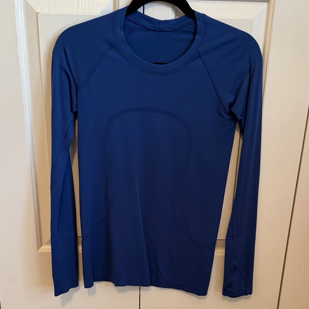 lululemon athletica Royal Blue Long Sleeve Top